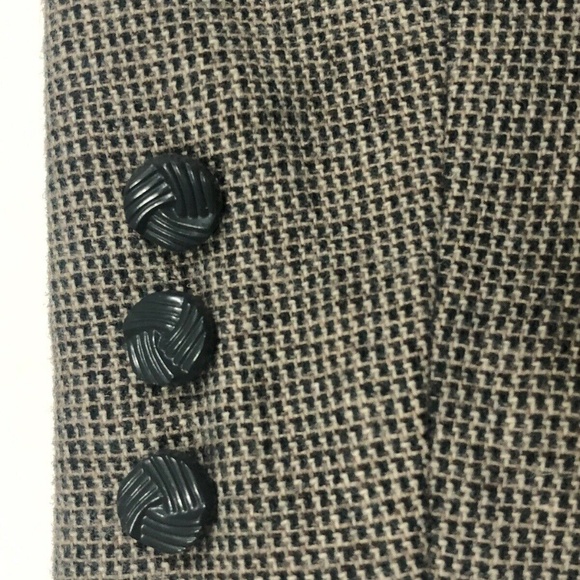 VTG Devon Hall by Robert Paul Tabah size 8 Jacket Blazer Wool Tweed Gray - Picture 7 of 11